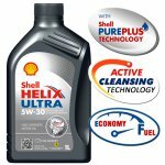 Shell Helix Ultra 5w-30 1л синтетическое моторное масло