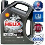 Shell Helix Ultra Professional AS 0W-30 (для Saab, GM, Fiat, Volvo) 4л синтетическое моторное масло