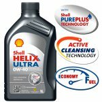 Shell Helix Ultra 0w-40 1л синтетическое моторное масло