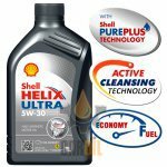 Shell Helix Ultra 5w-30 1л синтетическое моторное масло