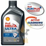 Shell Helix Ultra Diesel 5w-40 1л синтетическое моторное масло